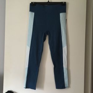 NWT WE OVER ME x BANDIER x Net-A-Porter Dusk Blue Multi SD Crop Pants M